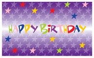 Click to preview the Birthday Stars Wide certificate
