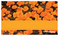 Click to preview the Orange Flowers Wide certificate