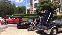 Corvettes 4 Kids did a car show for the kids of the Ronald McDonald House