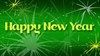New Year Green Fireworks