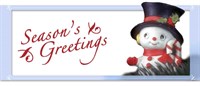 CharityChoice Snowman - Seasons Greetings Card