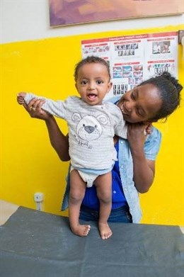 Ethiopian child before treatment