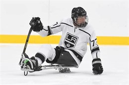 Sled hockey empowers disabled adults, youth, and veterans.